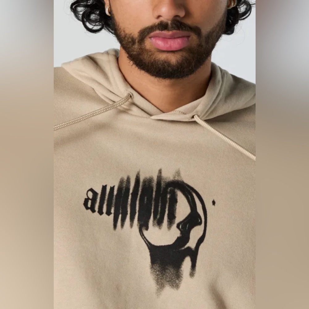 Forever 21 Tan Graphic Hoodie